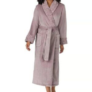 Carole Hochman Ladies' Plush Wrap Robe, Size L, New